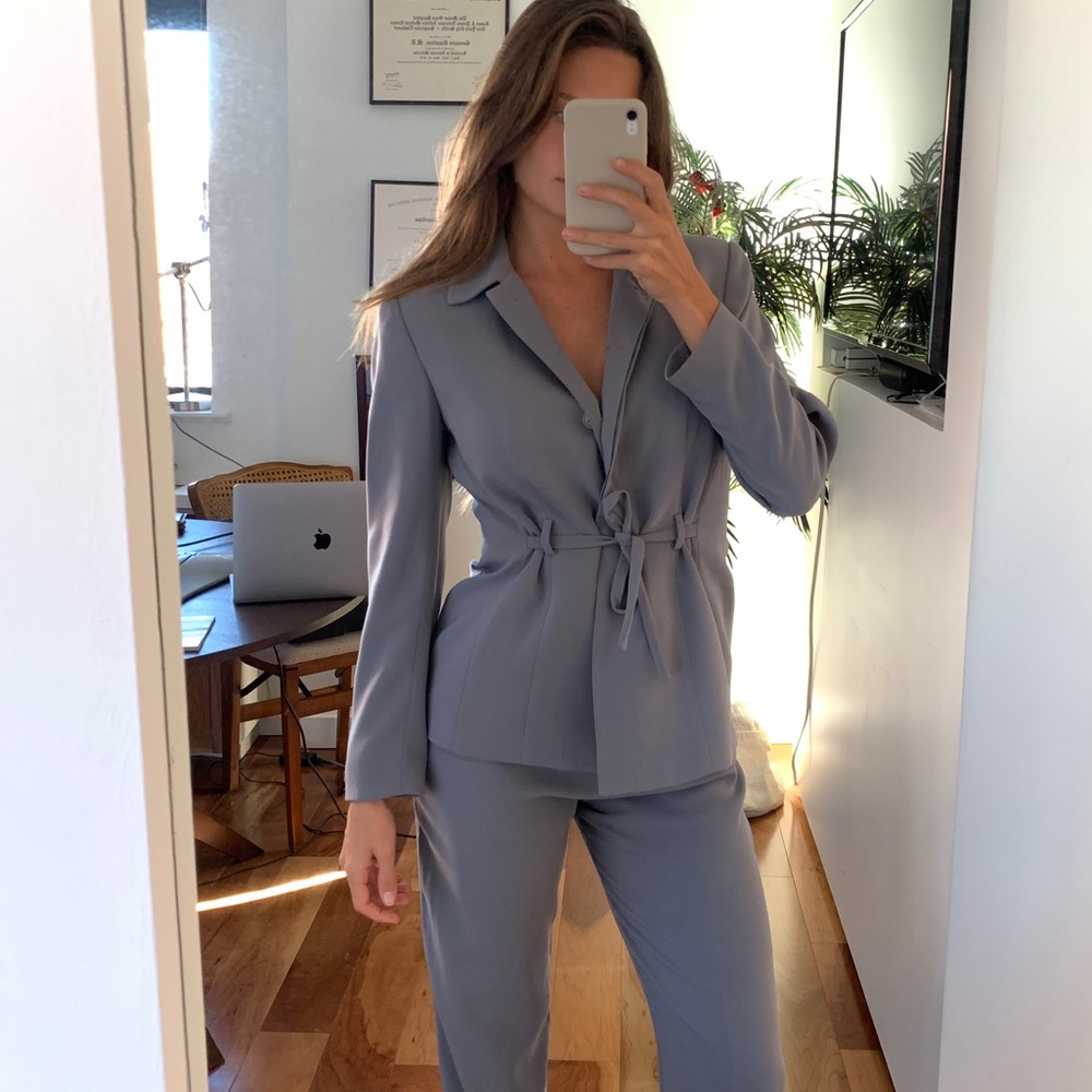 Baby Blue Vintage Suit Set